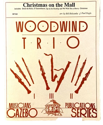 CHRISTMAS WOODWIND TRIOS (Gr. 3 -4)  w/ Flex Instrumentation. - Image 1 of 2