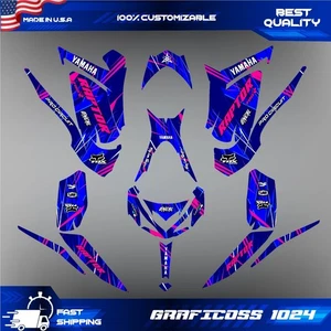 yamaha Raptor 700R graphics kit 2013 2014 2017 to 2025 decals stickers atv decal - Bild 1 von 4
