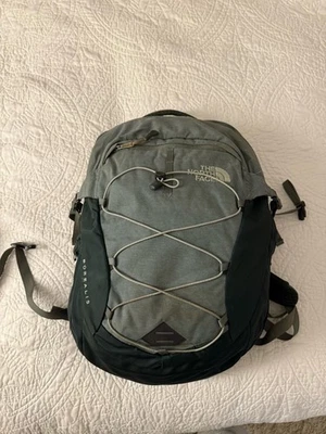 ⚡ SALE! North Face Borealis Slate Moss BackPack Womens Flex Vent AUTHENTIC Green - Image 1 of 4