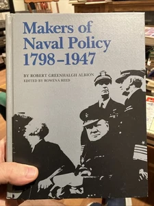 Makers of Naval Policy, 1798-1 - VERY GOOD - Foto 1 di 2