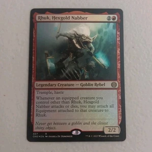 Rhuk, Hexgold Nabber - Phyrexia All Will Be One Foil Magic The Gathering Casi Nuevo  - Imagen 1 de 3