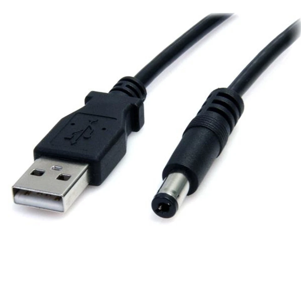 StarTech.com USB to 5.5mm Power Cable - Type M Barrel - 3 ft 0.9 m USB A Barrel - Image 1 of 1