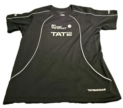 Camiseta deportiva negra de manga corta Tate McRae So Close To What talla 2XL hecha en EE. UU.  Foto 1 de 4
