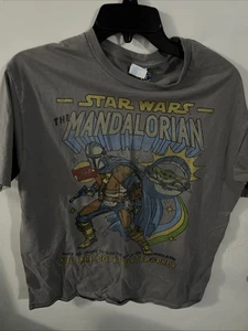 Men's Star Wars Mandalorian Comic Poster T-Shirt, Men's Large - Picture 1 of 4