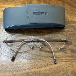 Gafas Silhouette sin montura con estuche hechas en Australia 7622 40 6054 19 140 rosa - Imagen 1 de 14