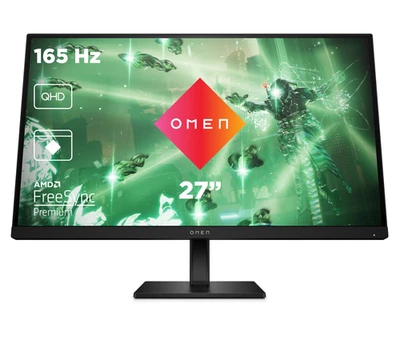 HP Omen 27q Gaming Monitor - IPS, QHD, 165Hz, Höhenverstellung - Bild 1 von 4