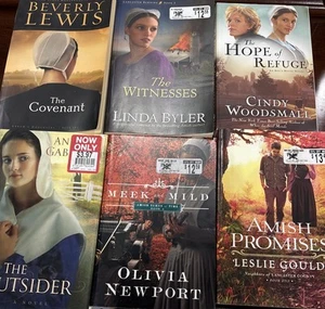 Gemischtes Autorenpaket 6 Amish Christian Romance 5 Taschenbücher plus 1 Hardcover - Bild 1 von 11