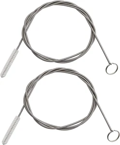 2er Pack 60 Zoll lange flexible Rohrreinigungsbürste, Edelstahl und Nylon Bris - Bild 1 von 12