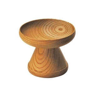 Tazón para servir con pedestal de madera japonés - grande - hecho en Japón, Omakase, sushi - Imagen 1 de 6