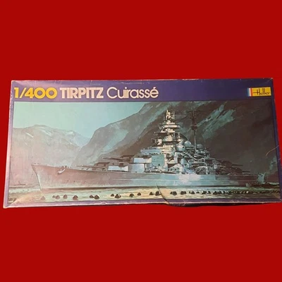 Rare 1/400 HELLER Ship Tirpitz German WWII Battleship Class  - Immagine 1 di 4