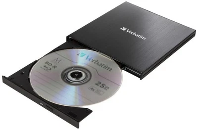 Slim External Blu-ray / DVD Writer, Black 43889 - Image 1 of 3