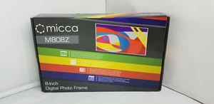 Micca M808z 8-Inch High Resolution 800x600 Pixels Digital Photo Frame ~ Open Box - Picture 1 of 8