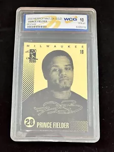 2006 Merrick Mint Oro 23K Prince Fielder (RC)-GEMMA MT 10 - Foto 1 di 2