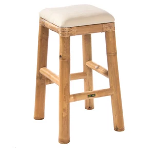 Barhocker Barstuhl Bistrohocker Holzhocker Sitzhocker Tresenhocker Bambusbar - Bild 1 von 7