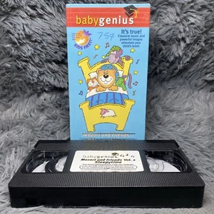 Baby Genius - Mozart and Friends Sleepytime VHS Tape 1999 Music Kids Education - Picture 1 of 8