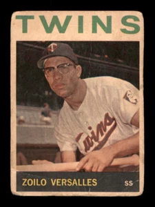 1964 Topps Venezuelan - #15 Zoilo Versalles - Poor Creases and Paper Loss - Bild 1 von 2