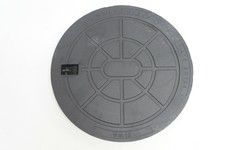 SCHACHTDECKEL 52,5 CM DECKEL 500 AUS GUSSEISEN Guss Kl.A15 Kontrollschacht