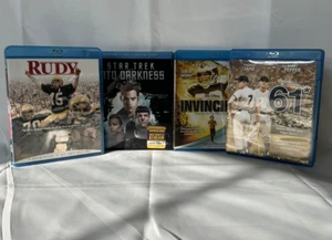 Rudy / Star Trek into Darkness / Invincible / 61* - Blu Ray Lot - Tested Working - Picture 1 of 20