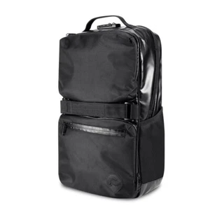 Skunk SoHo Smell Proof Back Pack - Storage Bag with Lock - BLACK LEATHER - Picture 1 of 12