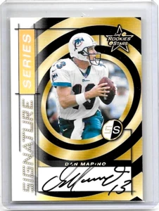 DAN MARINO 1999 HOJA ROOKIES & STARS SERIE FIRMA AUTÓGRAFO CERTIFICADO #/150 - Imagen 1 de 1