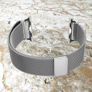 Silber Farbe Mailänder Band für Apple Watch 7 6 5 4 3 2 SE 38 mm 40 41 42 44 45 mm - Bild 1 von 6