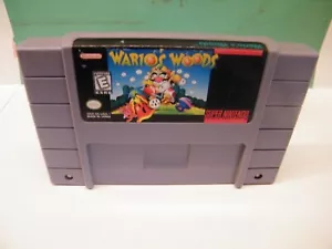 Wario's Woods (Super Nintendo, 1994) SNES Authentic Cartridge Only - Picture 1 of 2