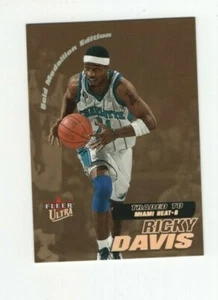 2000-01 Fleer Ultra Gold Medallion Ricky Davis Miami Heat #83 - Bild 1 von 5