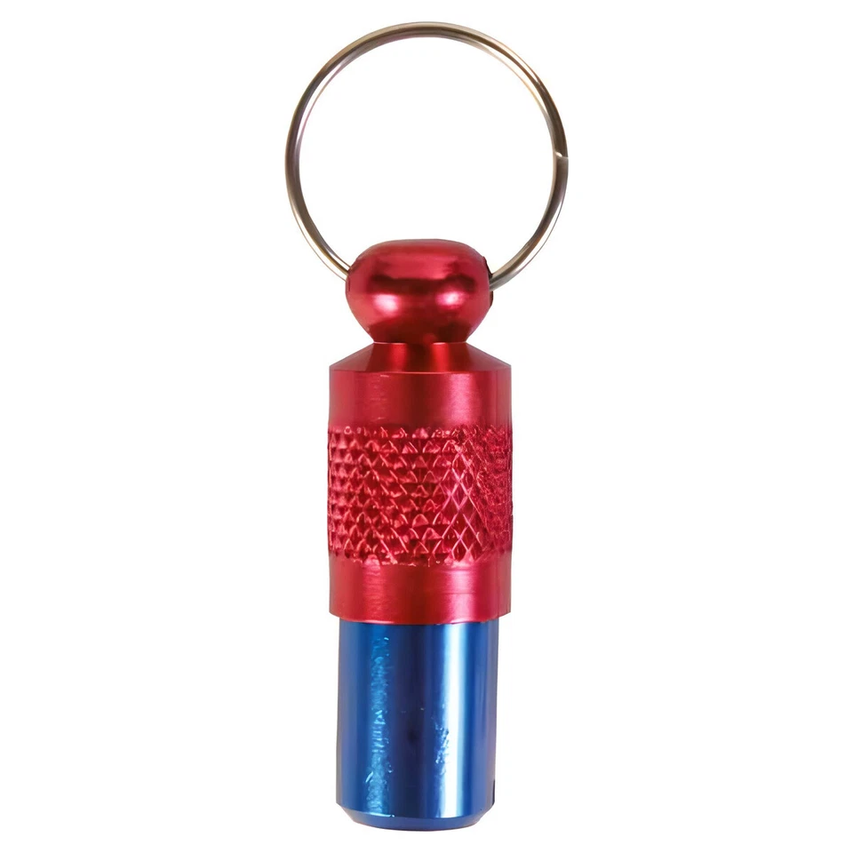 Trixie Adressanhänger blau-rot für Halsbänder Hund Dog Adresshülse Adresszettel  - Bild 1 von 1