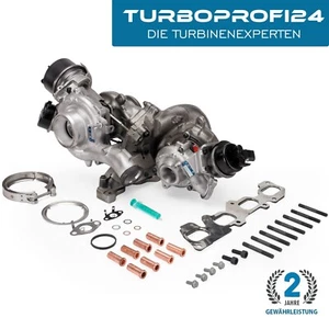 Turbolader MAN TGE Volkswagen Crafter DAVA 2.0 TDI 130 KW 177 PS Bi-Turbolader - Bild 1 von 8