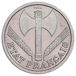 France Essai de 1 franc 1942 État Français lourde SPL aluminium F.222/1 Gad.471 - Imagen 1 de 3