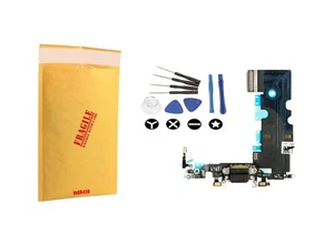 Puerto de carga USB cargador micrófono cable flexible repuesto apto para iPhone 8 herramientas - Imagen 1 de 2