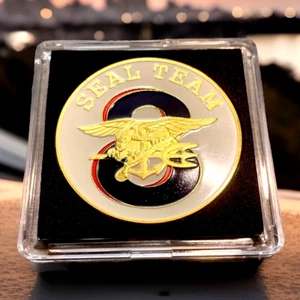 MONETA SFIDA-Seal Team Eight- US NAVY NAVAL SPECIAL WARFARE GRUPPO DI SVILUPPO - Foto 1 di 8