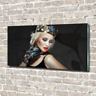 Acrylglas-Bild Wandbilder Druck 140x70 Deko Menschen Frau mit Krone