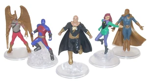 DC Comics BLACK ADAM + JUSTICE SOCIETY 5-Pack Set, 2-Inch Mini Figures w/Stands - Picture 1 of 3
