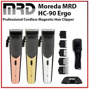(New)Moreda MRD HC-90 Ergo 10000rpm Professional Cordless Magnetic Hair Clipper - Picture 1 of 13