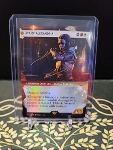 MTG Assassin's Creed (ACR) Rare FOIL Aya of Alexandria (Showcase) 140 NM - Picture 1 of 2