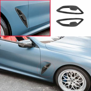 For BMW 8 Series 2020-2022 Carbon Fiber Car Air Flow Vent Side Decoration Trim - Bild 1 von 10