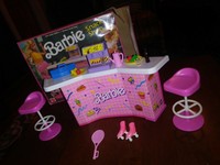 Barbie Snack Shop Mattel No. 10176489 from 1992 with original box vintage toy