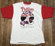 VTG 1995 DARREN DUTCH DAULTON PHILADELPHIA PHILLIES SINGLE STITCH SHIRT