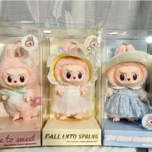 POP MART Lovely Pink Labubu MOKOKO Close to sweet Plush Doll Keychain Figure Toy - Picture 1 of 13