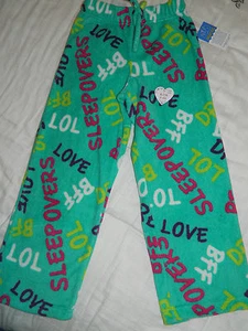 Girl's Turquoise Pajamas Pants Size 6/6X-NWT - Picture 1 of 1