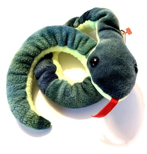 Vintage TY Beanie Baby Hissy the Snake Plush 1997 Original w/Tags & P.E. Pellets - Imagen 1 de 12