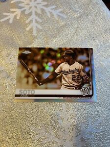 2019 Topps Chrome #155 Juan Soto Sepia Refractor Rookie Cup