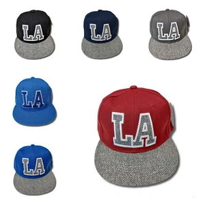 LA Embroidered Snapback Hat Cap Milticolor One Size Fits All/Adjustable - Picture 1 of 10