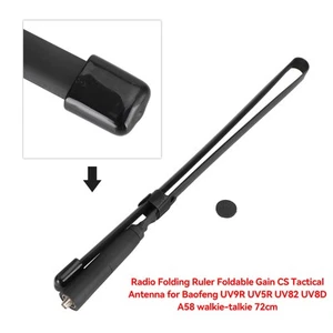 72CM Pieghevole Tattico Antenna SMA Female 144-430MHz per UV9R 5R 82 UV8D A58 T9 - Zdjęcie 1 z 10