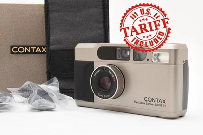 in/ Box [MINT] Contax T2 Titan Date D Point & Shoot 35mm Film Camera From JAPAN - Image 1 of 4