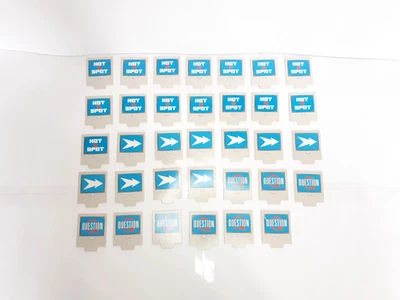 Vintage Strike It Lucky Board Game Parker 1988 REPLACEMENT TV Screens Set Pieces - Image 1 of 4