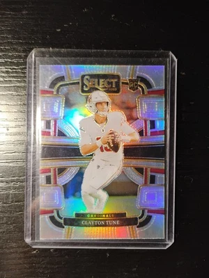 2023 Panini Select - Concourse Clayton Tune #2 Silver Prizm (RC) - Image 1 of 3