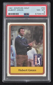 1981 DONRUSS GOLF STARS HUBERT GREEN #50 PGA TOUR TRADING CARD | PSA 8 NM-MT - Picture 1 of 4