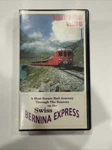 VHS Swiss Bernina Express - Video ferroviario 1990 - Foto 1 di 6